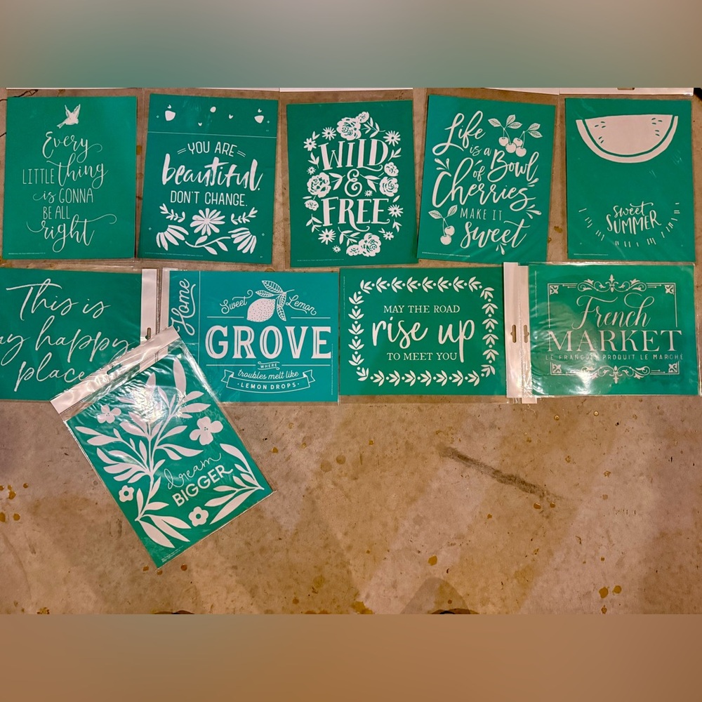 Chalk Couture Transfer Lot - Brand New